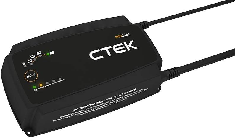 CTEK PRO25SE Professional 12V Battery Charger and Power Supply