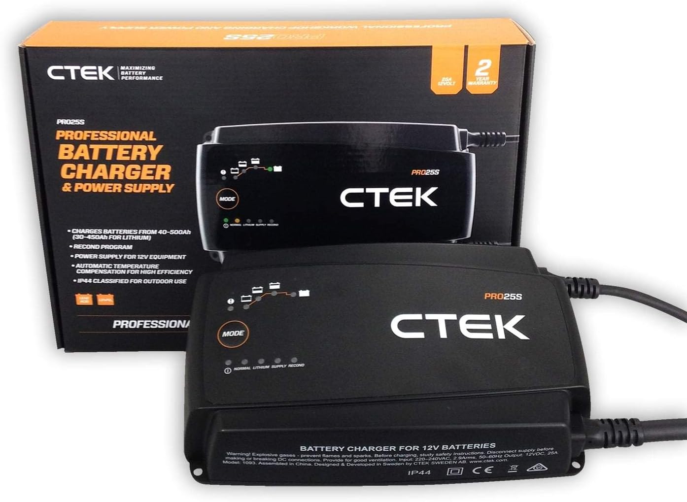 CTEK 40-328 PRO25S 12V Battery Charger and Power Supply