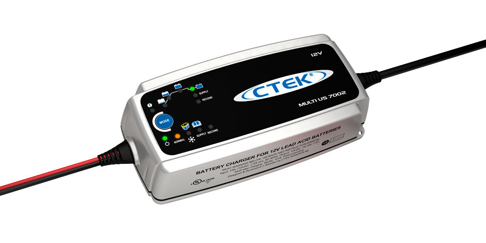 CTEK 56-353 MULTI US 7002 12-Volt Battery Charger Black