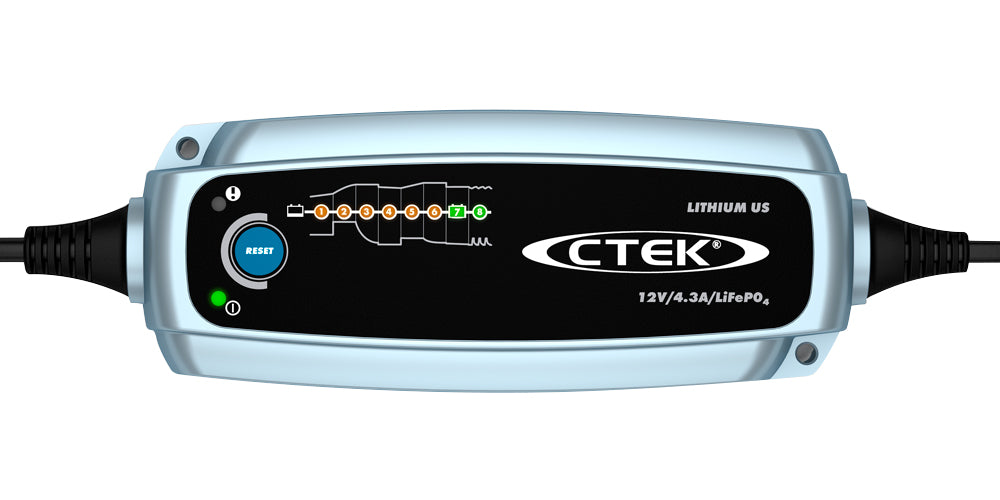 CTEK 56-926 Fully Automatic Lithium Ion Phosphate LiFePO4 Battery Charger