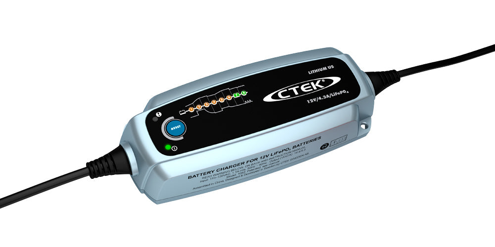 CTEK 56-926 Fully Automatic Lithium Ion Phosphate LiFePO4 Battery Charger