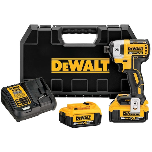 DeWalt DCF887M2 20V MAX* XR 3-Speed 1/4 in. Impact Driver Kit