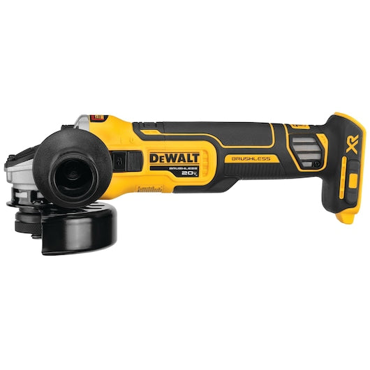 DeWalt DCG405B 20 Max XR 4.5 In. Slide Switch Small Angle Grinder with Kickback Brake
