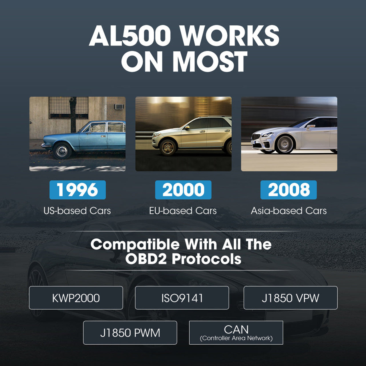 Topdon Al500 Code Reader - 10 Obdii Modes Data Graphing