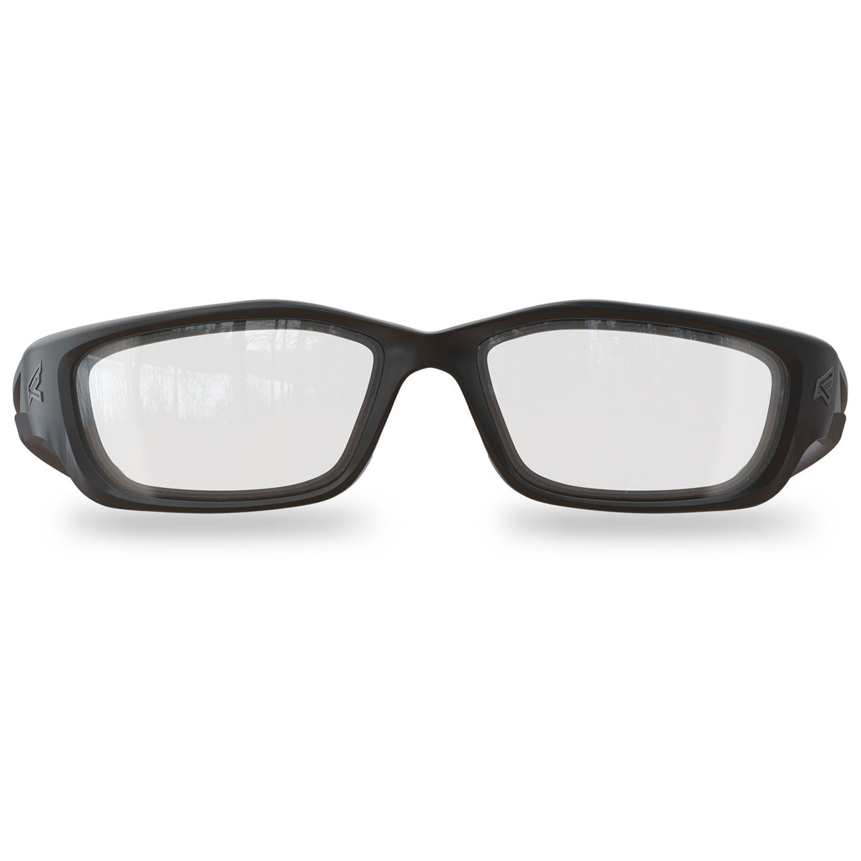 EDGE SK-XL111VS Kazbek XL Wrap-Around Safety Glasses Black Frame Clear Lens