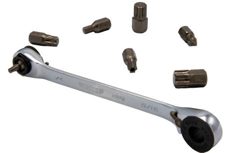 VIM Tools VHC77 77-Piece Half Cut Stubby Bit Set