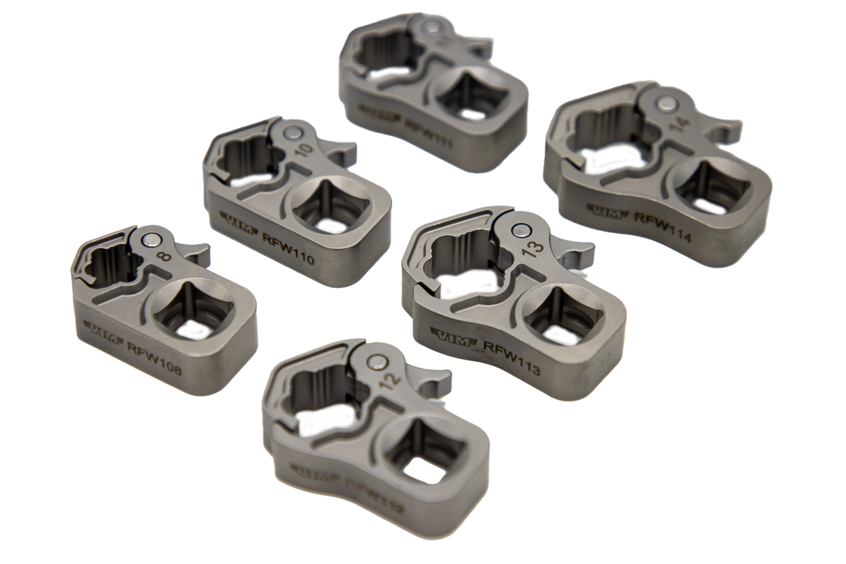 VIM Tools RFW100 6 Piece 3/8 Drive Ratcheting Flare Nut Wrench Set