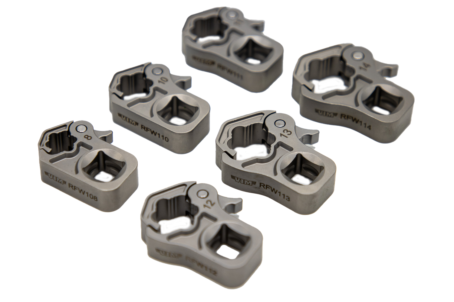 VIM Tools RFW100 6 Piece 3/8 Drive Ratcheting Flare Nut Wrench Set