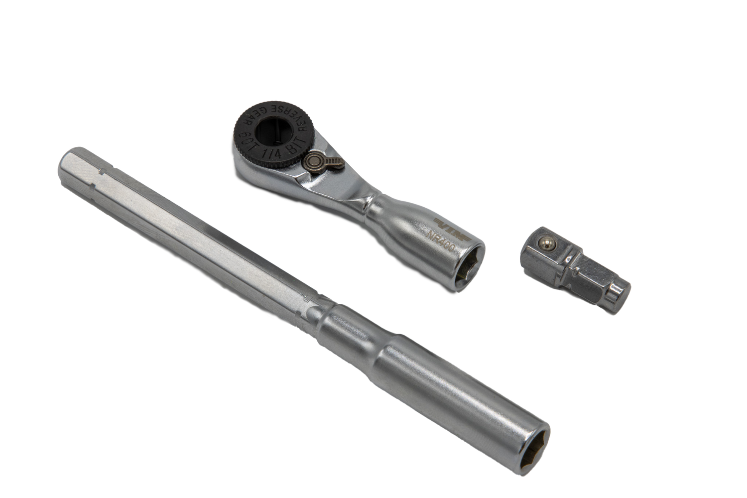 VIM Tools NR400K 3 Piece 1/4 Drive Nano Ratchet Kit