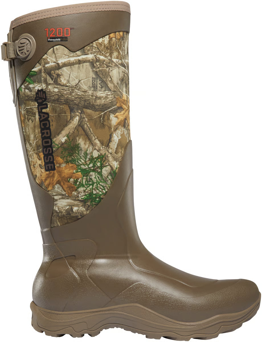 LaCrosse 339072 Men’s Alpha Agility 17” Insulated Hunting and Work Boots Realtree Edge