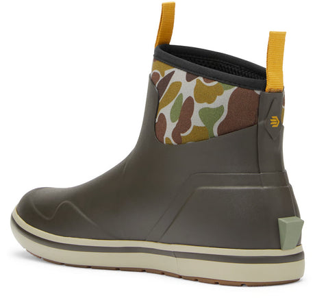 LaCrosse 621201 Men's 6" Alpha Deck Boots Black Olive/Camo