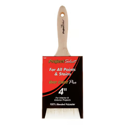 Linzer 1140 0400 4" Project Select Poly Varnish and Wall Brush