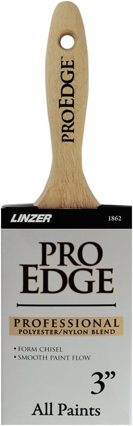 Linzer 1862 0300 3" Pro Edge Poly Nylon Varnish & Wall Brush