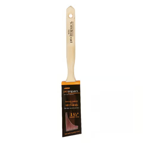 Linzer 2160 0150 1-1/2" Pro Impact Dyed Poly Blend Angle Sash Brush