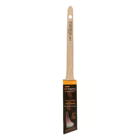 Linzer 2163 0100 1" Pro Impact Dyed Poly Blend Angle Sash Brush
