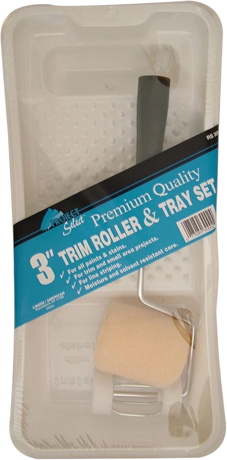 Linzer RS 300 0300 3" 3 Pc. Project Select Trim Roller & Tray Set