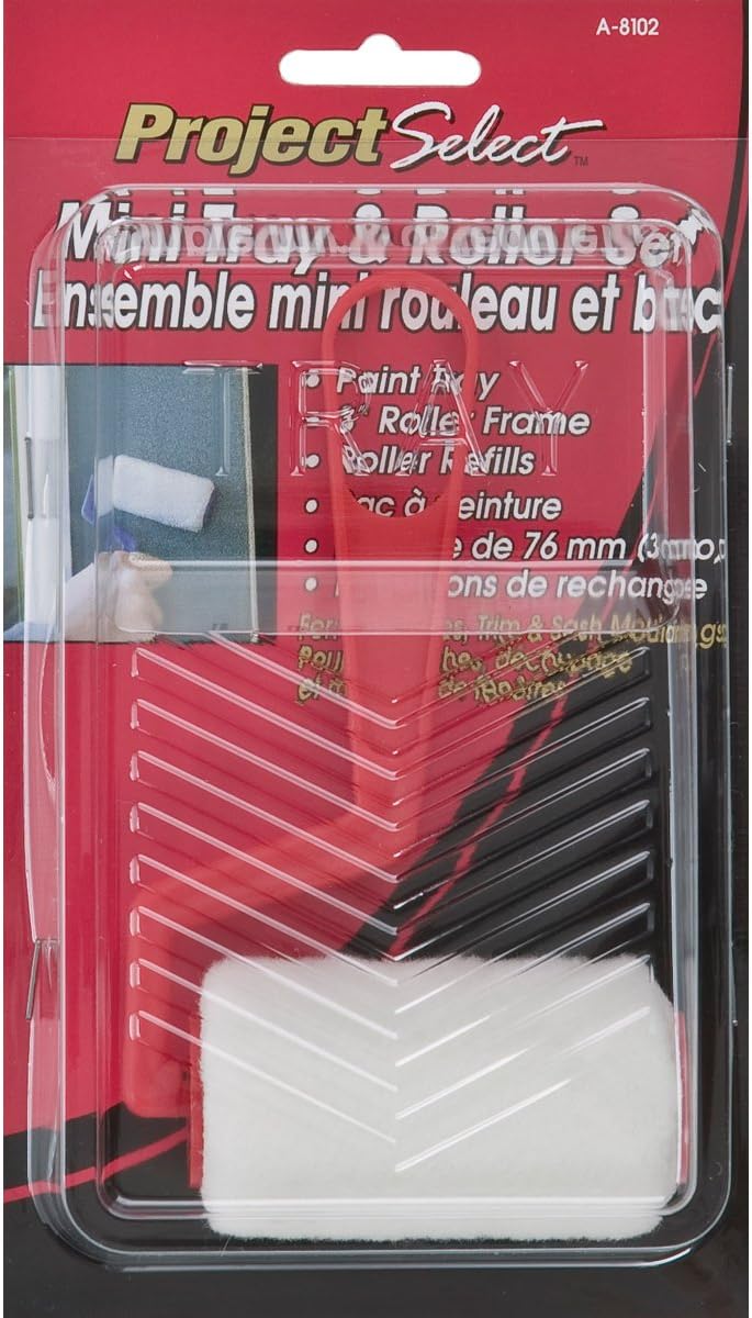 Linzer A8102 Project Select Red Series 3 Piece 3" Roller & Tray Set