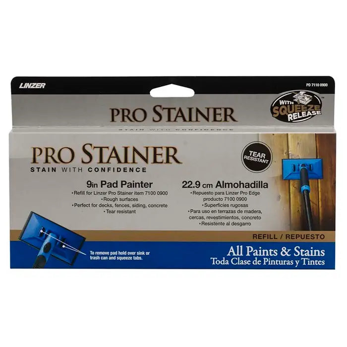 Linzer PD 7100 0900 9" Pro Stainer Pad Painter