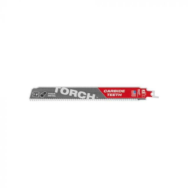 Milwaukee 9 in. The TORCH Carbide-Tooth Metal-Cutting SAWZALL Blade (1 PK) – 48-00-5202