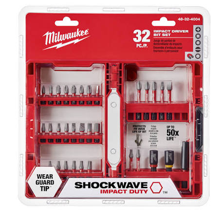 Milwaukee SHOCKWAVE Impact Duty Driver Bit / Accessory – 48-32-4004