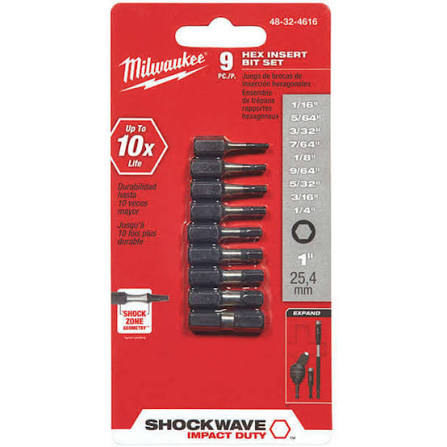 Milwaukee SHOCKWAVE Impact Duty Driver Bit / Accessory – 48-32-4616