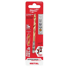 Milwaukee SHOCKWAVE RED HELIX Titanium Drill Bit – 48-89-4612