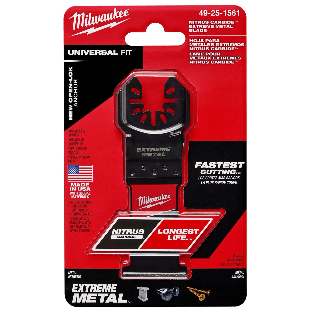 Milwaukee OPEN-LOK Oscillating Multi-Tool Blade – 49-25-1561