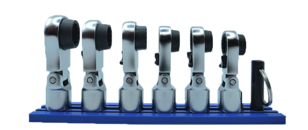 VIM Tools NORA150 6 Piece 12Pt Nano Flex Offset Ratcheting Attachment