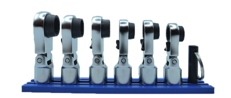 VIM Tools NORA150 6 Piece 12Pt Nano Flex Offset Ratcheting Attachment