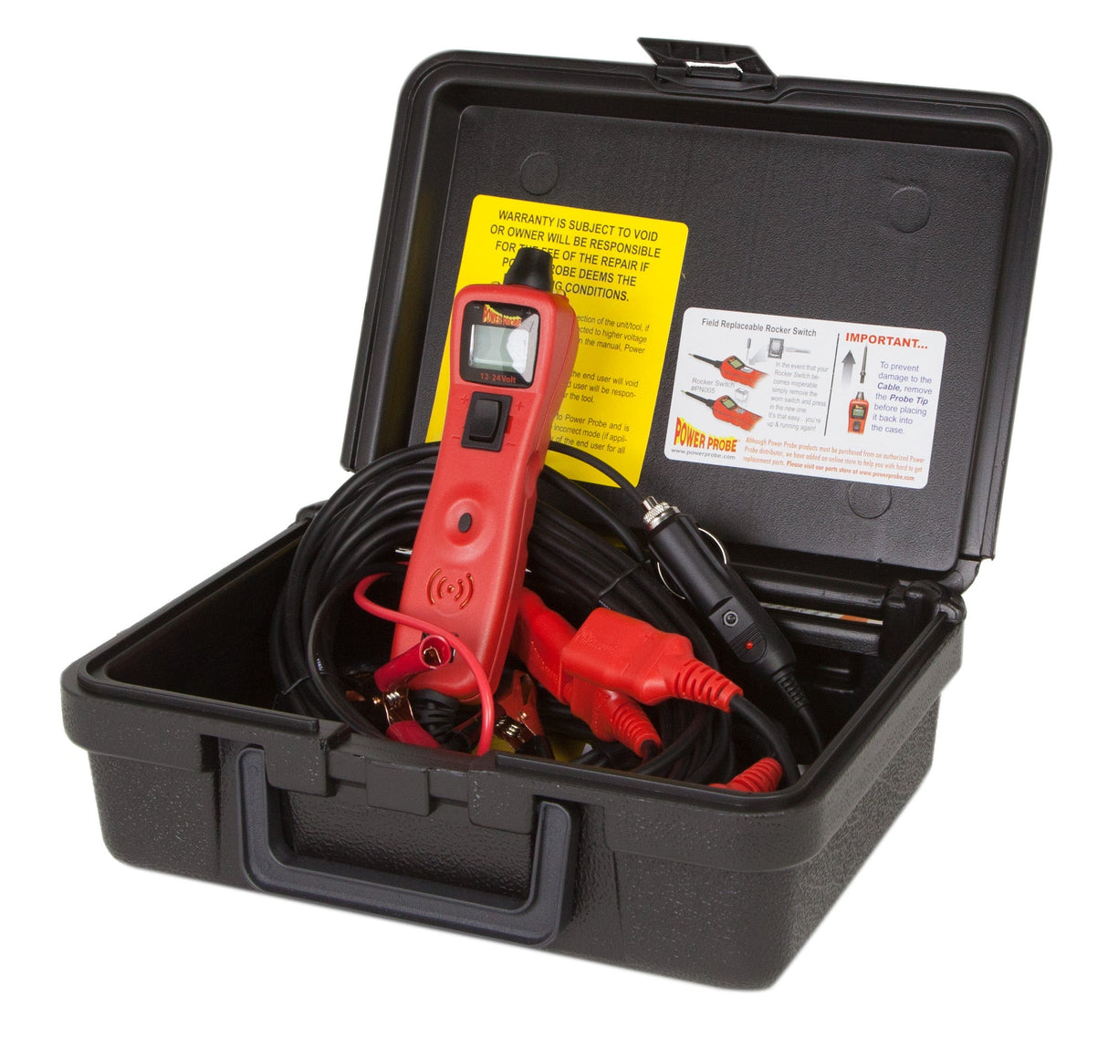 Power Probe 319FTC-RED Circuit Tester With Accessories - Red