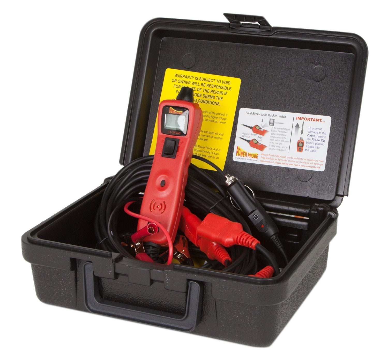 Power Probe 319FTC-RED Circuit Tester With Accessories - Red