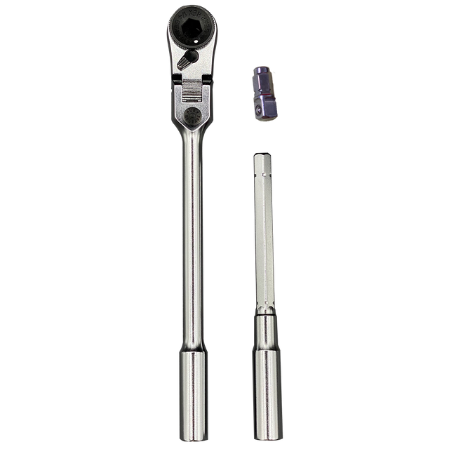 VIM Tools RFB400K 3 Piece 1/4 Mini Flex Bit/Socket Ratchet T-Handle