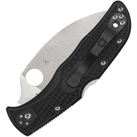 Spyderco 243FPWCBK Endela Wharncliffe VG-10 Lockback Knife Black Handles