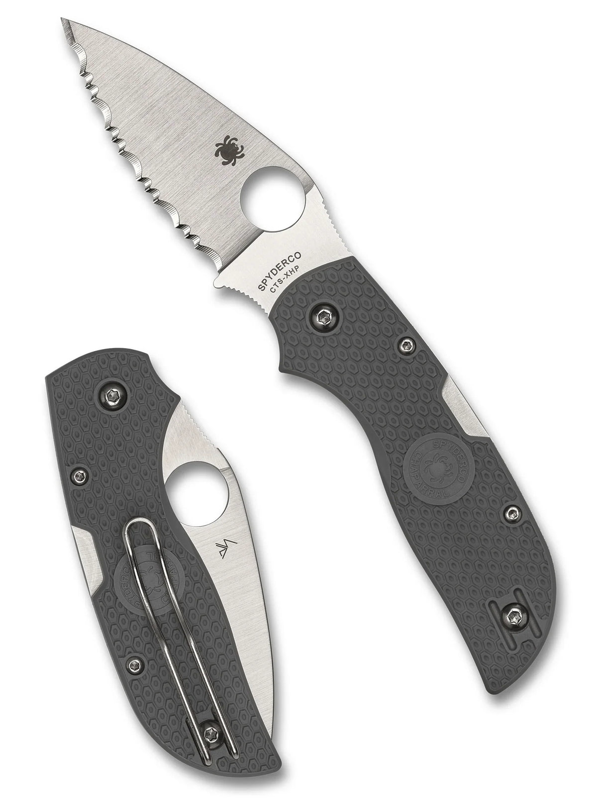 Spyderco C152PGY Chaparral Lightweight Folding Knife