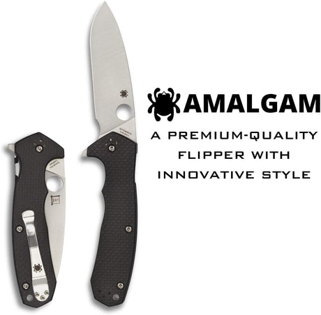 Spyderco C234CFP Amalgam Premium Flipper Knife