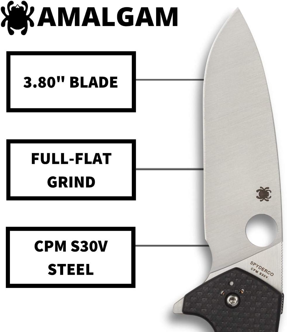 Spyderco C234CFP Amalgam Premium Flipper Knife