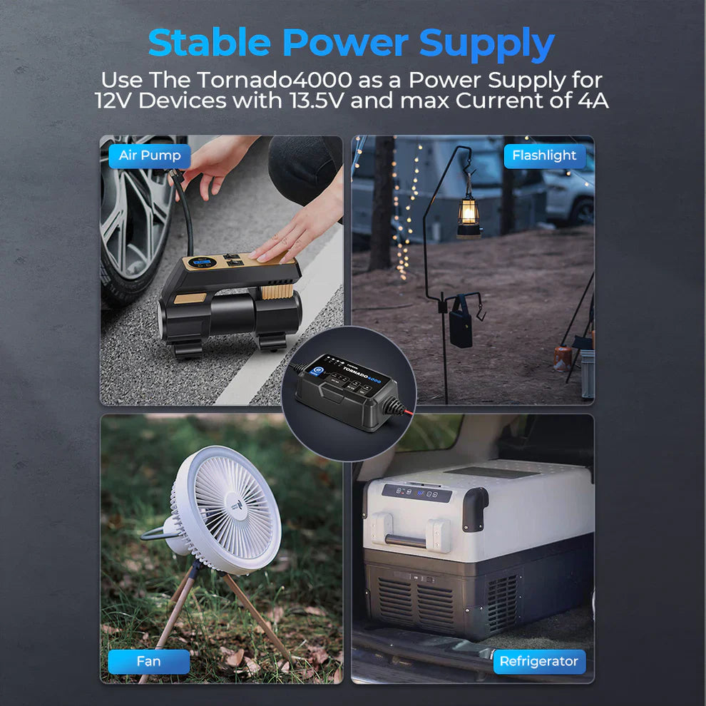 Topdon T4000C 4A Smart Battery Charger