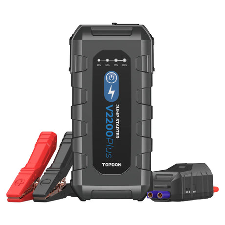Topdon V2200PLUS 2-In-1 2200 Peak Amp Jump Starter Battery/System