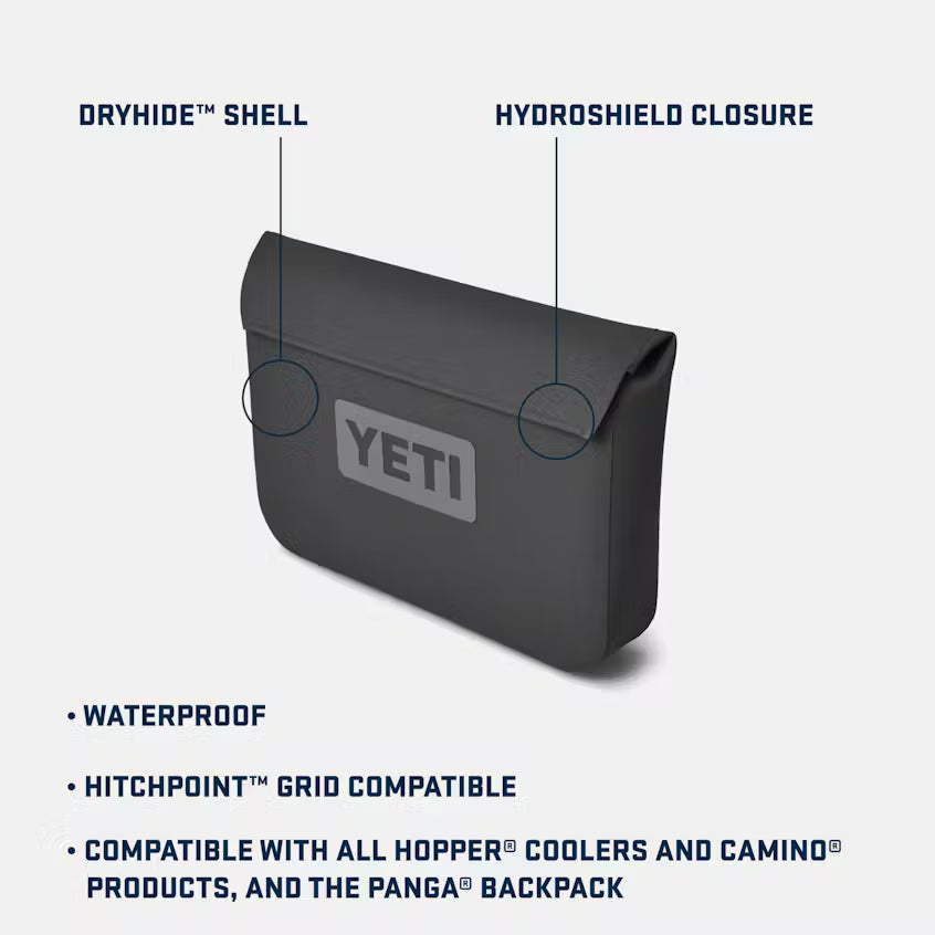 Yeti SideKick Dry 3L Waterproof Gear Case Charcoal
