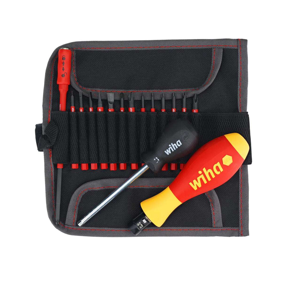 Wiha 28792 16 Piece Insulated Torque Control Driver and Slimline Blade Set