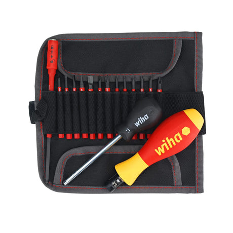 Wiha 28792 16 Piece Insulated Torque Control Driver and Slimline Blade Set