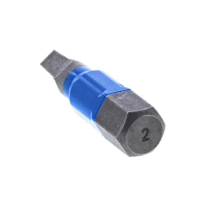 Wiha 70025 TerminatorBlue Impact Bit Square #2 - 1 Inch - 2 Pack