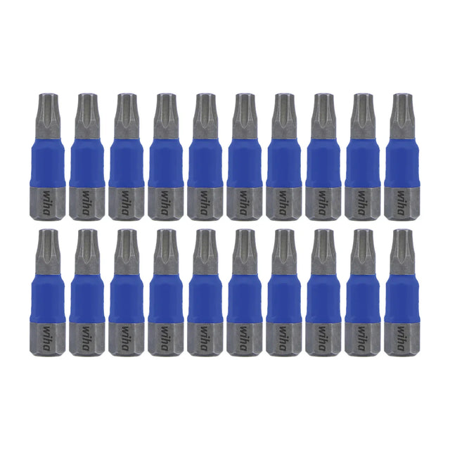 Wiha 70060 TerminatorBlue Impact Bit Torx T25 - 1 Inch - 20 Pack