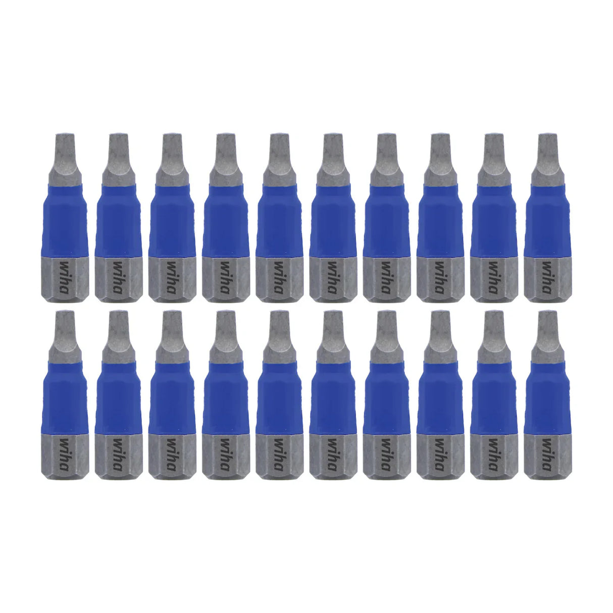 Wiha 70065 TerminatorBlue Impact Bit Square #2 - 1 Inch - 20 Pack