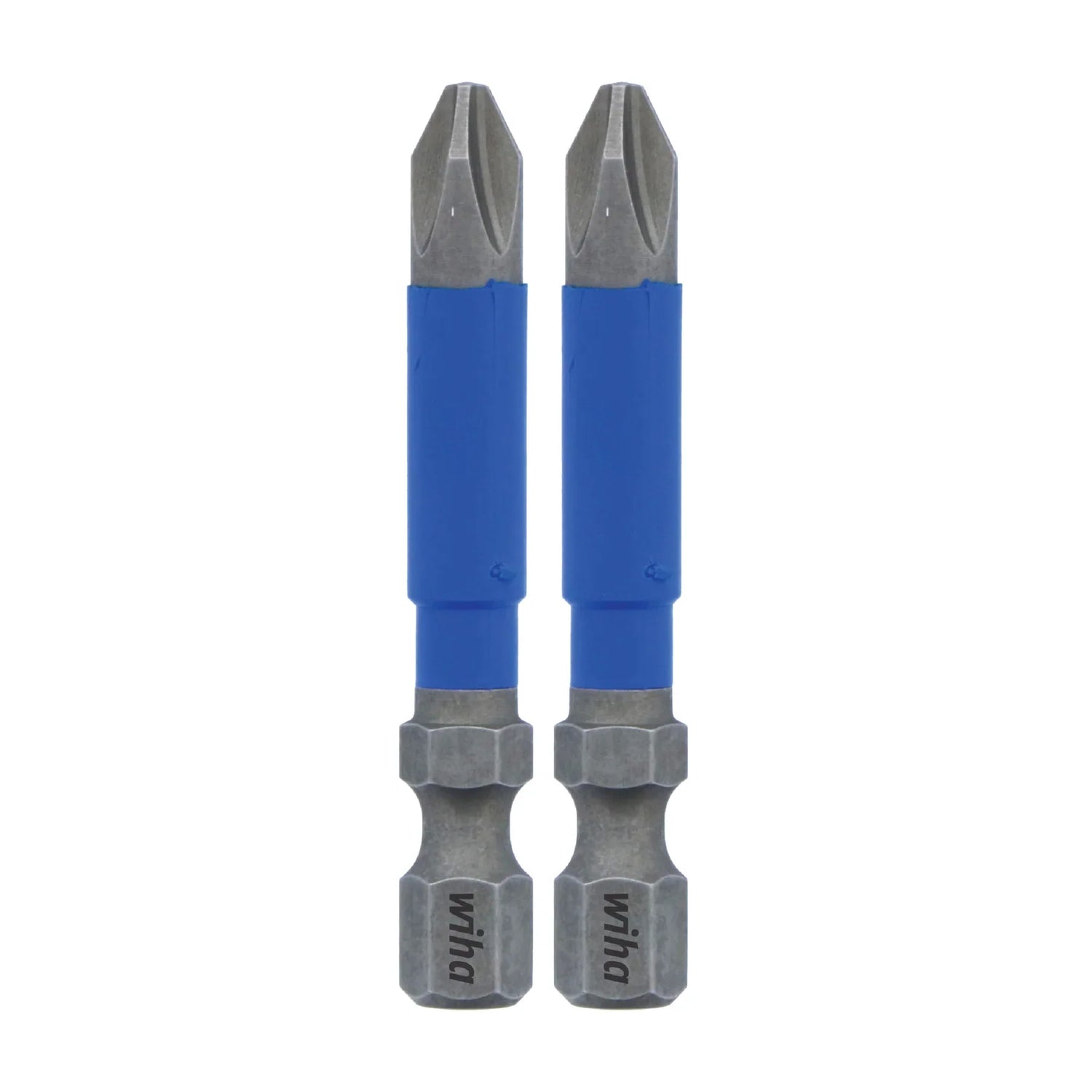 Wiha 70202 TerminatorBlue Impact Bit Phillips #2 - 2 Inch - 2 Pack