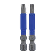 Wiha 70218 TerminatorBlue Impact Bit Torx T15 - 2 Inch - 2 Pack