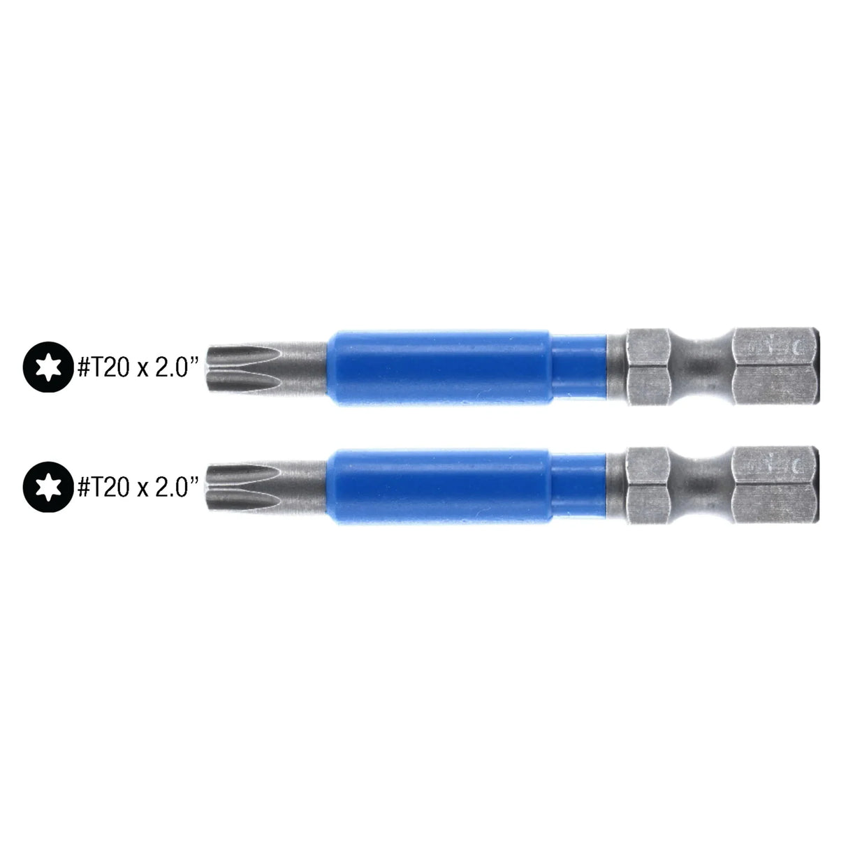 Wiha 70220 TerminatorBlue Impact Bit Torx T25 - 2 Inch - 2 Pack