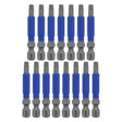 Wiha 70265 TerminatorBlue Impact Bit Square #2 - 2 Inch - 15 Pack