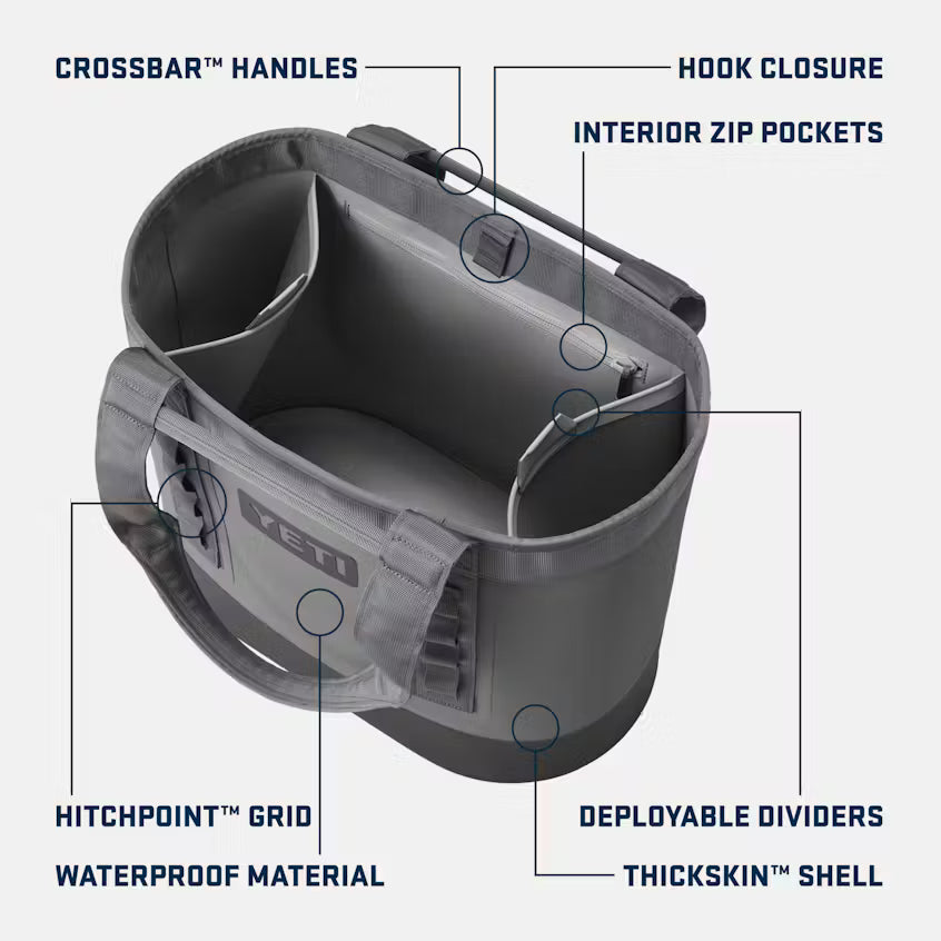 Yeti Camino Carryall Tote Bag 35 2.0 Storm Gray