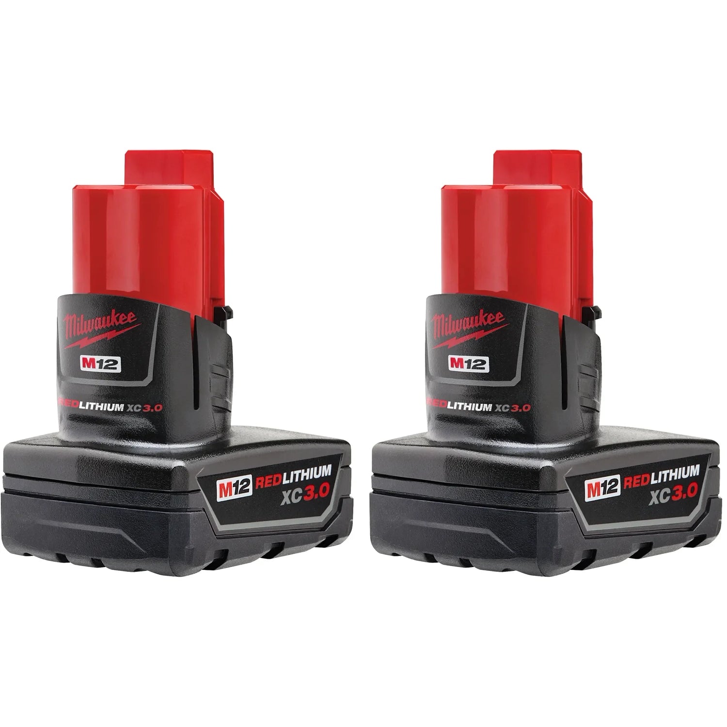 Milwaukee 48-11-2412 M12 Redlithium Xc 3.0-Amp Hour Battery 2-Pack